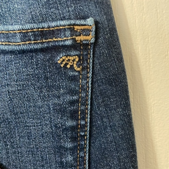 Madewell 9’ High-Rise Skinny Like New Medium Wash Button Up Denim Jeans Size 26 - Picture 9 of 10